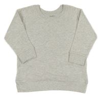 Sivá melírovaná mikina