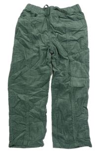 Tmavozelené manšestráky dunnes