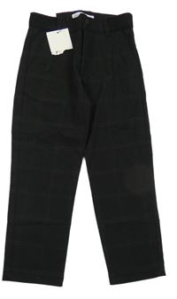 Nové - černé kostkované chino kalhoty Zara