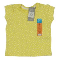 Nové - žlté bodkovaná é tričko Primark