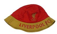 Červeno-béžový fotbalový klobouk - FC Liverpool