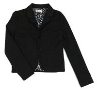 Černé teplákové crop sako H&M
