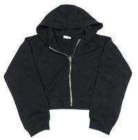 Čierna prepínaci crop mikina s kapucňou Matalan