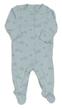 Světlemodrý overal se slony Next