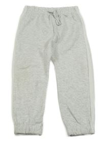 Svetlošedá -biele tepláky s pruhmi Matalan