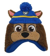 Hnědo-modrá čepice - Chase - Tlapková Patrola Nickelodeon