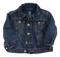 Tmavomodrá riflová bunda GAP