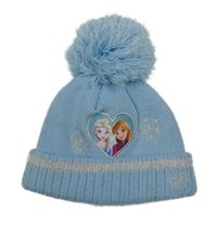 Světlemodrá čepice s bambulí - Ledové království Disney