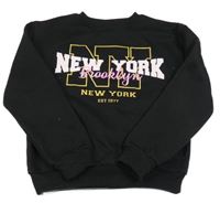 Čierna mikina s nápisom