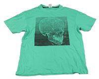 Zelené tričko s lebkou Chapter young