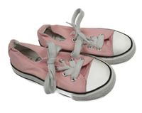 Ružovo-biele plátenky  Dunnes Stores vel. 26