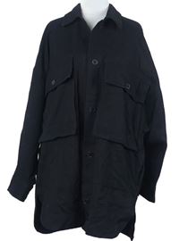 Dámská černá košilová oversized bunda Zara