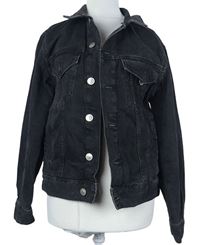 Dámská černá riflová bunda H&M vel. 32