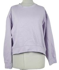 Dámská lila crop mikina Zara 