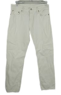 Pánské bílé rifle Levi´s