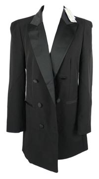 Nové - Dámský černý kabát Primark 