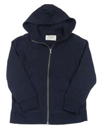 Tmavomodrá prepínaci mikina s kapucňou zn. M&S