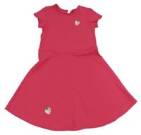 Malinové šaty s jahůdkou Yd.