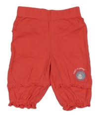 Růžové tepláky s nášivkou C&A