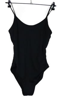 Dámské černé žebrované jednodílné plavky Primark