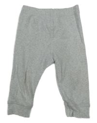 Svetlosivé rebrované ľahké tepláky