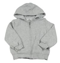 Sivá prepínaci mikina s kapucňou zn. Primark