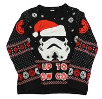 Čierny sveter so vzorem - Star wars