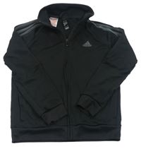 Černá sportovní propínací mikina Adidas