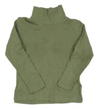 Khaki triko se stojáčkem Primark