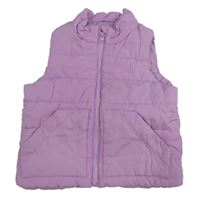 Lila šušťáková zateplená vesta Primark