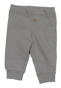 Sivé tepláky s gombíkom Pocopiano