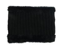 Černá pletený nákrčník 