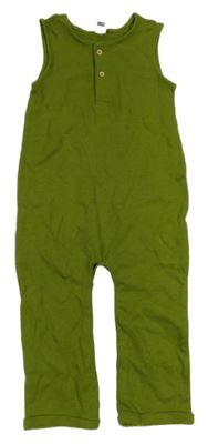 Olivové žebrované laclové tepláky LC WaIKIKI