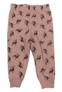 Ružové tepláky s Bambim Primark
