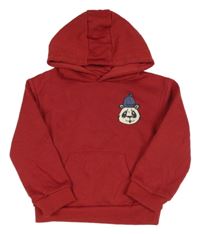 Rubínová mikina s pandou kapucňou Primark