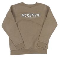 Béžová mikina s logom McKenzie