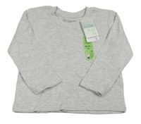 Nové - Sivé melírované vzorované tričko Primark
