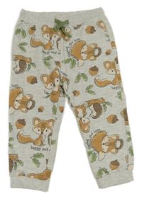 Sivé tepláky s liškami So Cute