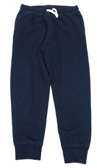 Tmavomodré tepláky H&M 