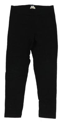 Čierne rebrované legíny River Island