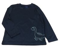 Tmavomodré tričko s dinosaurom Lupilu