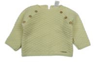 Vanilkový vzorovaný sveter