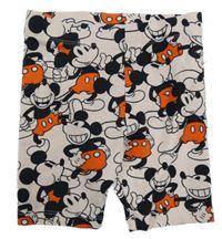 Světlepudrové legínové kraťasy s Mickey Next