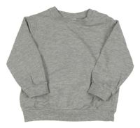 Sivá melírovaná mikina H&M
