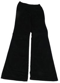 Černé flare manšestráky H&M