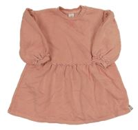 Ružové teplákové šaty H&M