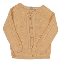 Svetlooranžový vzorovaný prepínaci sveter Tu