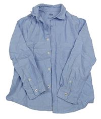 Modrá melírovaná košeľa ZARA