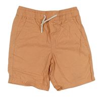 Oranžové plátenné kraťasy Primark