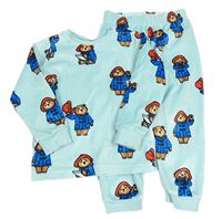 Světlemodré plyšové pyžamo s Paddingtonem M&S